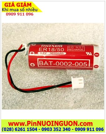 Pin BAT-0002-0005, Pin nuôi nguồn PLC BAT-0002-0005 lithium 3.6v 3650mAh _Xuất xứ NHẬT