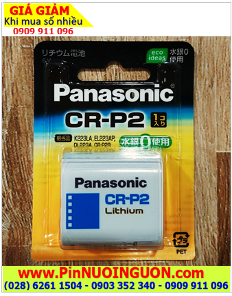 Pin máy ảnh Kỹ thuật số _Pin Panasonic CR-P2; Pin 6v Lithium Panasonic CR-P2 Nội địa Nhật -Chữ Nhật (Vỉ 1viên)