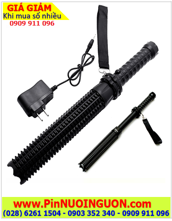 Police HT-06, Đèn pin tự vệ siêu sáng bóng LED Police HT-06 (thân dài 50cm) / Đèn pin tự vệ 