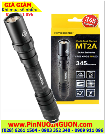 NItecore MT2A, Đèn pin siêu sáng NItecore MT2A bóng XP-G2 R5 với 345 lumens chiếu xa 152m chính hãng |Bảo hành 5 năm