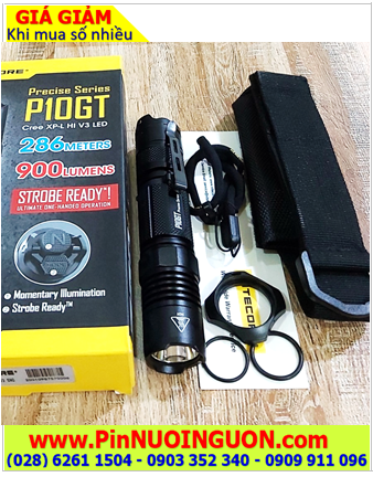 Nitecore P10GT, Đèn pin siêu sáng Nitecore P10GT bóng XP-LHI V3 với 900lumens chiếu xa 286m chính hãng