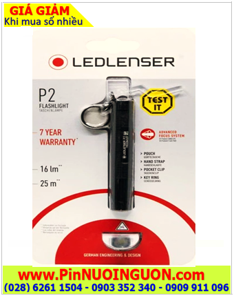 LED LENSER P2, Đèn pin siêu sáng LED LENSER P2 bóng Creeled chính hãng