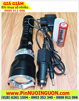 Smiling Shark XB-667, Đèn pin siêu sáng Q5 XB-667 bóng CREE LED chiếu xa 250m / Bảo hành 6 tháng