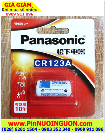 Panasonic CR123ACH/1B (BR17345); Pin 3v lithium Panasonic CR123AW (Nội địa Trung-X.xứ NHẬT)