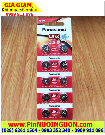 COMBO vỉ 10viên Pin Panasonic LR44, A76, AG13 _Giá chỉ 59.000vnd/ Vỉ 10viên