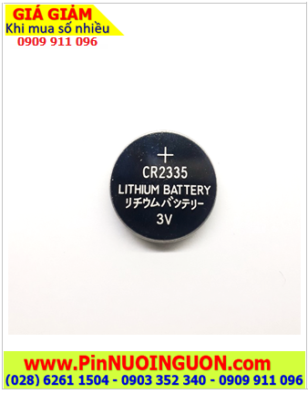 Pin CR2335 / CR2335 Battery, Pin 3v lithium CR2335 (với 280mAh, 23mm x 3.5mm) chính hãng