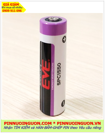 EVE SPC1550, Pin tụ điện siêu xung EVE Super Pulse Lithium SPC1550 Ion Lithium chính hãng
