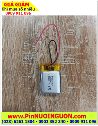Pin tai nghe Bluetooth LiPolymer 802025 _Pin sạc 3.7v LiPolymer 802025 với 300mAh (1.11Wh) 