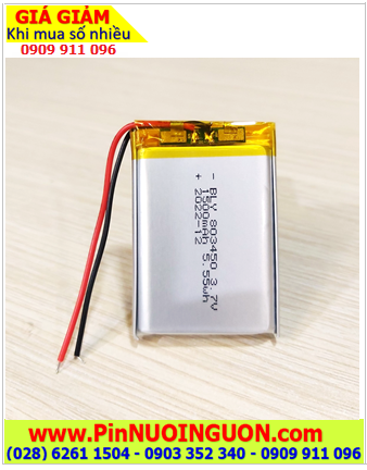 Pin FLYCAM Pin sạc 3.7v Li-polymer LP-803450 (8.0mmx34mmx50mm) 1500mAh có mạch sẳn