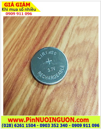 Pin LIR1220 _Pin LIR1220, Pin sạc 3.6v Lithium Li-ion LIR1220 (1-2mmx2.0mm) chính hãng