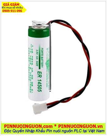 FORTE ER14505, Pin nuôi nguồn PLC FORTE ER14505 lithium 3.6V AA2400mAh chính hãng