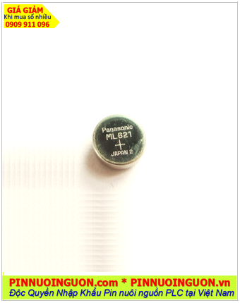 Panasonic ML621, Pin sạc 3v Lithium Panasonic ML621 chính hãng (chân thép) _Made in Indonesia