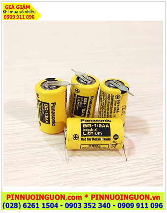 Panasonic BR-1/2AA; Pin nuôi nguồn Panasonic BR-1/2AA 1000mAh (Chân nhọn) _Made in Japan