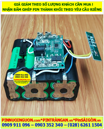 Pin sạc 18.5v-2000mAh, Pin sạc Lithium Li-ion 18.5v-2000mAh /Nhận thay pin thiết bị công nghiệp