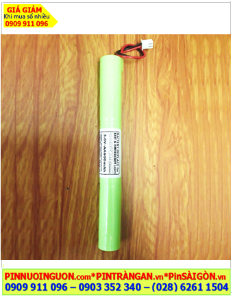 Pin đèn Exit thoát hiểm 3.6v-AA600mAh, Pin đèn sự cố khẩn cấp 3.6v-AA600mAh, Pin Sạc NiMh 3.6v AA600mAh