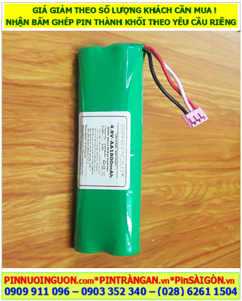 Pin sạc 4.8v-AA1800mAh, Pin sạc NiMh 4.8v-AA1800mAh, Pin sạc công nghiệp chất lượng cao GREPOW 4.8v-AA1800mAh