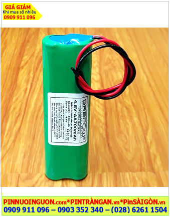 Pin sạc 4.8v-AA700mAh, Pin sạc chất lượng cao NiMh 4.8v-AA700mAh, Pin sạc công nghiệp NiMh Grepow 4.8v-AA700mAh