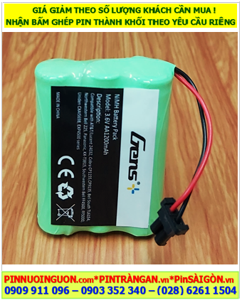 Pin sạc NiMh 3.6v-AA1200mAh, Pin điện thoại bàn không dây Panasonic 3.6v-AA1200mAh