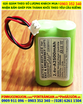 Pin sạc 2.4v-A2500mAh, Pin sạc NiMh 2.4v-A2500mAh, Pin GREPOW 2.4v-A2500mAh chất lượng cao
