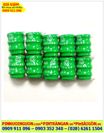 Pin sạc 3/V40H (3.6v-40mAh), Pin nuôi nguồn PLC 3.6v-40mAh (3/V40H) Pin sạc NiMh chính hãng 