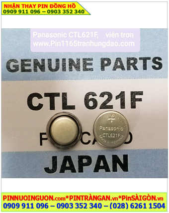 Pin sạc SOLAR Panasonic CTL621F, Pin đồng hồ SOLAR Panasonic CTL621F chính hãng, Xuất xứ Indonesia 