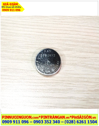 LIR2032 _Pin LIR2032; Pin sạc lithium Li-ion 3.6v LIR2032 /Pin đồng xu sạc 3.6v Lithium chính hãng
