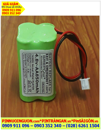 Pin sạc 4.8v-AA850mAh, Pin sạc NiMh 4.8v-AA850mAh, Pin GREPOW 4.8v-AA850mAh chất lượng cao