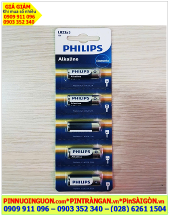 Pin 12v A23; Pin Remote điều khiển 12v Philips A23, 23A, 8LR932 Alkaline chính hãng