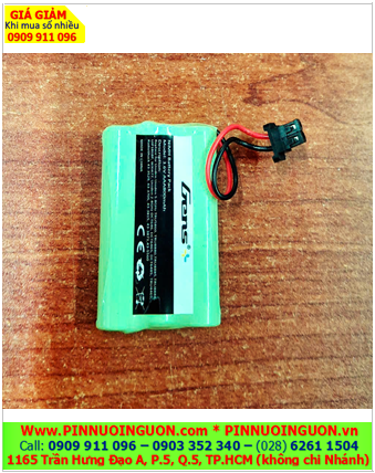 Pin sạc NiMh 3.6v-AAA800mAh, Pin điện thoại bàn không dây Sharp 3.6v-AAA800mAh /Nhận hàn ghép pin