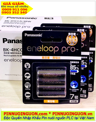 COMBO 01hộp 10vỉ=40viên Panasonic Eneloop BK-4HCCA/4BW AAA 980mAh _Giá chỉ 3.320.000đ