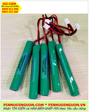 Pin sạc 2.4v-AAA950mAh, Pin đèn Exit thoát hiểm 2.4v-AAA950mAh, Pin đèn sự cố Khẩn cấp 2.4v-AAA950mAh