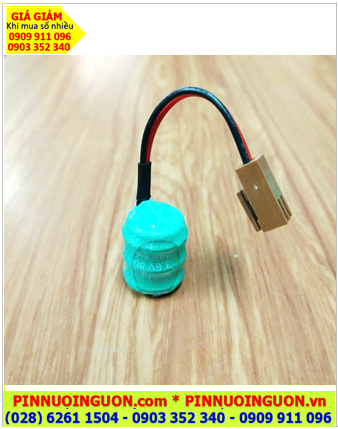 Pin sạc 3.6v-80mAh (3/V80H) Zắc Cắm; Pin nuôi nguồn NiMh 3.6v-80mAh(3/V80H) chính hãng