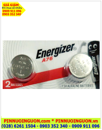 Energizer A76 LR44; Pin 1.5v Alkaline Energizer A76 LR44 AG13 chính hãng 